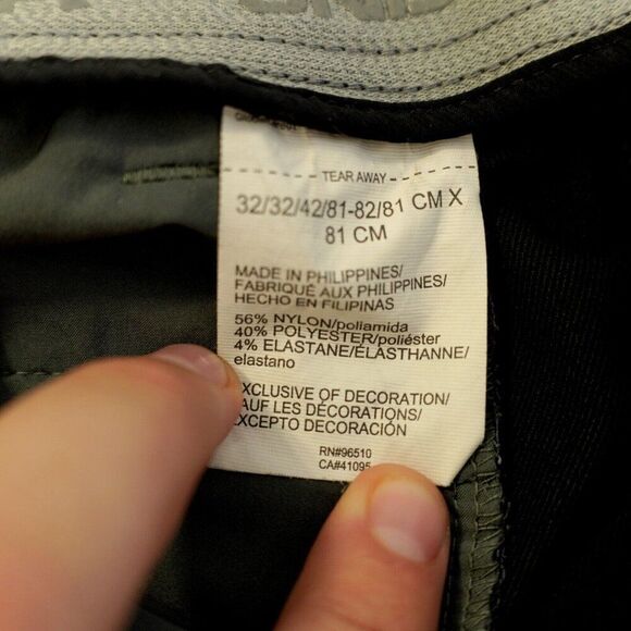 Under Armour Blue Elastic Waist Low Rise Athletic Nylon Polyester Pants 31/31 - Picture 9 of 13